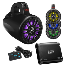 Boss Audio Systems UTV Marine Stereo Package
