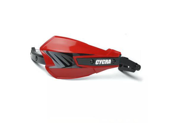 Cycra Vortex Hand Guard/w Universal U-Clamps - GG Red