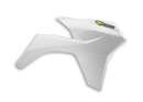 Cycra 11-13 KTM 125-500 SX/XC/SX-F/XC-F/XC-W/XCF-W/EXC-F Powerflow Radiator Shrouds - White-1