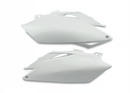 Cycra 09-12 Honda CRF250R-450R Side Number Panels - White-1