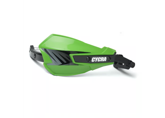Cycra Vortex Hand Guard/w Universal U-Clamps - Green
