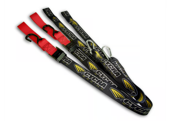 Cycra Tie Down Set - Red