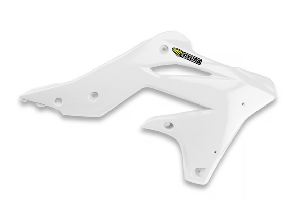 Cycra 13-16 Kawasaki KX250F Radiator Shroud - White