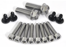 Cycra Replacement Hardware Series 1 - Black/Silver-1
