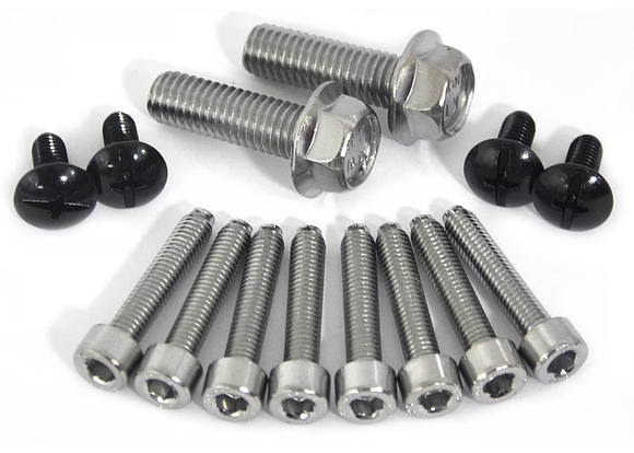 Cycra Replacement Hardware Series 1 - Black/Silver