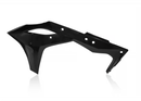 Cycra 17-20 Kawasaki KX250F Powerflow Radiator Shrouds - Black-1