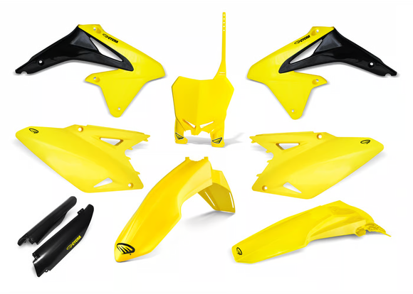 Cycra 08-17 Suzuki RMZ 250-450 Powerflow Body Kit - Yellow