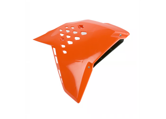 Cycra 07-11 KTM 125-530 SX/XC/SX-F/XC-F/XC-W/XCF-W/EXC/EXC-R Powerflow Radiator Shrouds - Orange