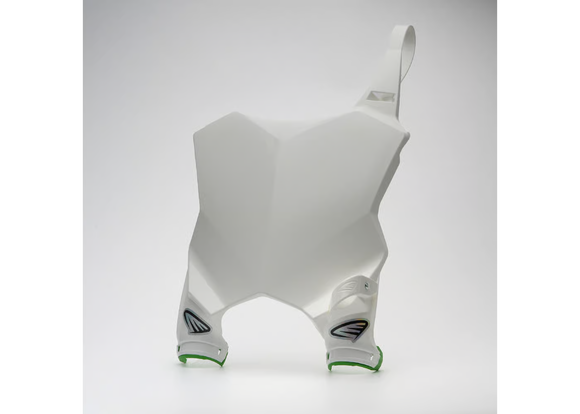 Cycra 23+ Kawasaki KX450X Stadium Number Plate - White