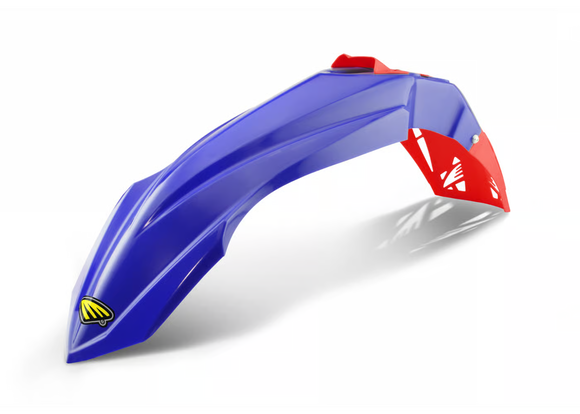 Cycra 15-21 Yamaha YZ125 Cycralite Front Fender - Blue w/ Red Vent