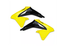 Cycra 08-17 Suzuki RMZ-450 Powerflow Radiator Shrouds - Yellow-1