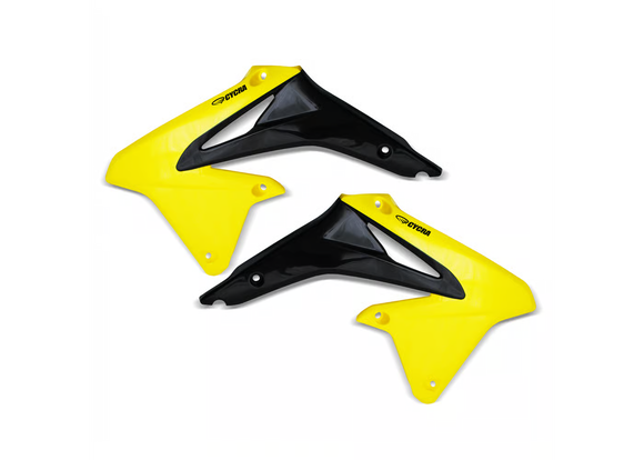 Cycra 08-17 Suzuki RMZ-450 Powerflow Radiator Shrouds - Yellow
