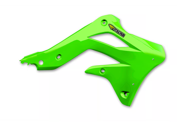 Cycra 12-15 Kawasaki KX450F Radiator Shroud - Green