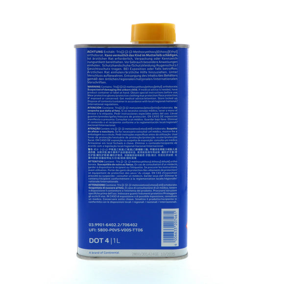 DOT 4 SL.6 Brake Fluid (1 Liter) - ATE 706402