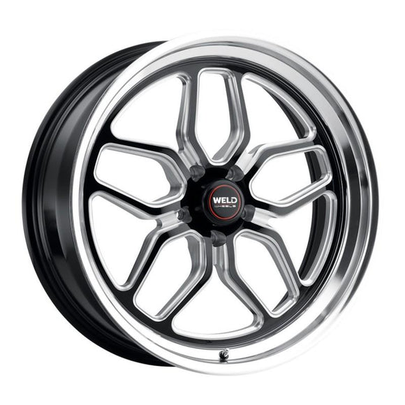 Weld Racing 18x5 Laguna Drag 5x114.3 ET23 BS2.1 Gloss BLK MIL DIA 78.1