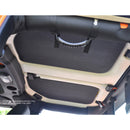 DEI 03-06 Jeep Wrangler TJ 2-Door w/Speaker Pods Boom Mat Headliner - 2 Piece - White-2