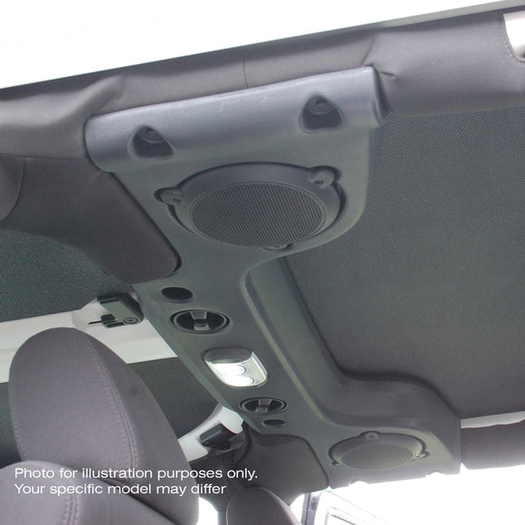 DEI 03-06 Jeep Wrangler TJ 2-Door w/Speaker Pods Boom Mat Headliner - 2 Piece - Gray