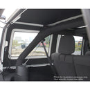 DEI 11-18 Jeep Wrangler JK 2-Door Boom Mat Rear Side Window Trim - 2 Piece - Black Leather Look-3
