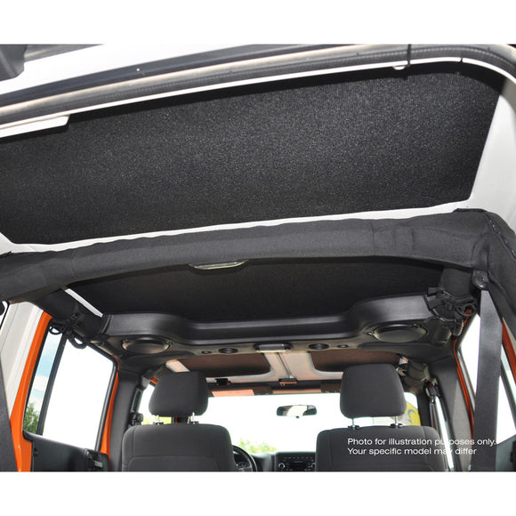 DEI 07-10 Jeep Wrangler JK 4-Door Boom Mat Headliner - 4 Piece - Black