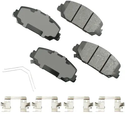 AKEBONO ProACT Brake Pads Copper Compliant OE Material Equivalent Ceramic ACT1697 Front