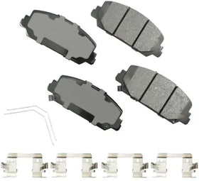 AKEBONO ProACT Brake Pads Copper Compliant OE Material Equivalent Ceramic ACT1697 Front