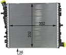Audi Radiator - Mahle Behr 376701261-2