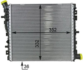 Audi Radiator - Mahle Behr 376701261 - 0
