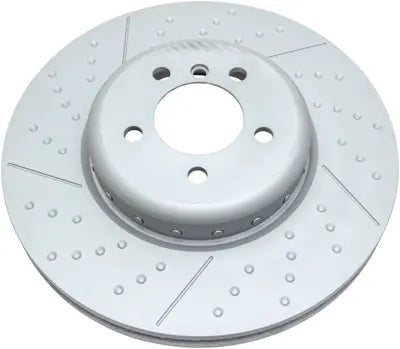 BMW Slotted Brake Disc - Zimmermann 34106797603 (two piece semi floating design)