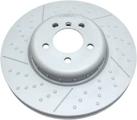 BMW Slotted Brake Disc - Zimmermann 34106797603 (two piece semi floating design)
