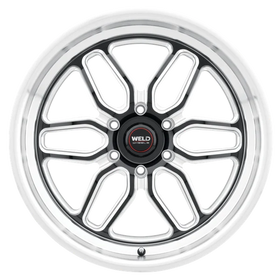 Weld Racing 20x10 Laguna 6 Drag 6x135 ET38 BS7.00 Gloss BLK MIL DIA 87.1 - 0