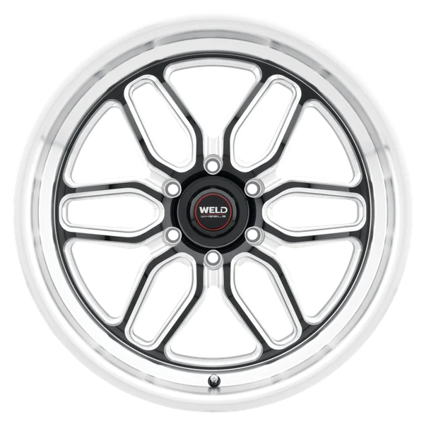 Weld Racing 20x10 Laguna 6 Drag 6x135 ET38 BS7.00 Gloss BLK MIL DIA 87.1 - 0