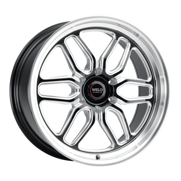 Weld Racing 20x10 Laguna 6 Drag 6x135 ET38 BS7.00 Gloss BLK MIL DIA 87.1