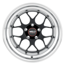 Weld Racing Solana Wheel - 18x9 / 5x112 / ET25 - BS 5.98 / 78.1 CB - Gloss Black Mil Dia-2