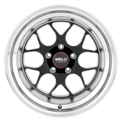 Weld Racing Solana Wheel - 18x9 / 5x112 / ET25 - BS 5.98 / 78.1 CB - Gloss Black Mil Dia - 0