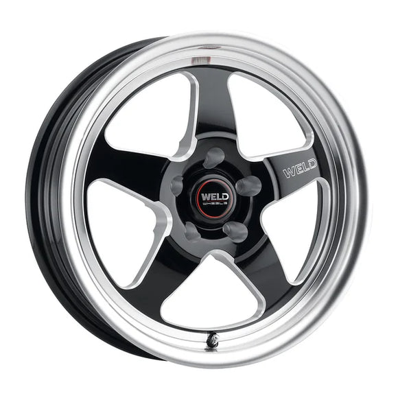 Weld S155 18x5 Ventura Drag 5x114.3 ET-23 BS2.1 Gloss BLK MIL DIA 78.1