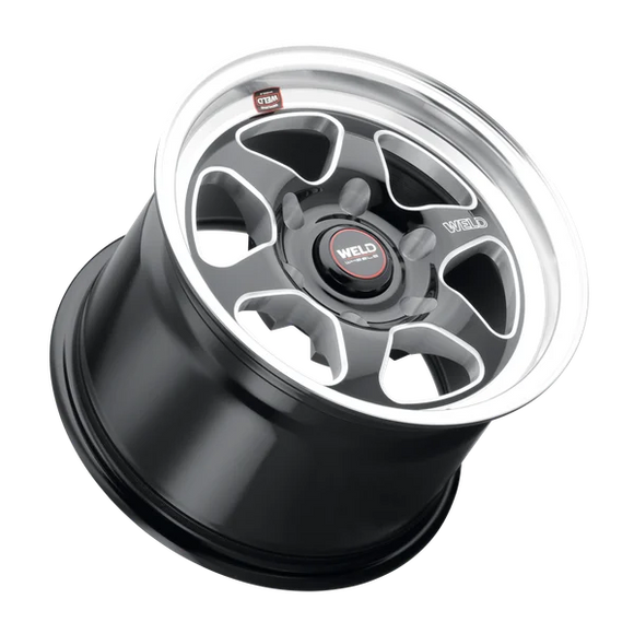 Weld S156 17x10 Ventura 6 Drag 6x139.7 ET25 BS6.50 Gloss BLK MIL DIA 106.1