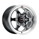 Weld S156 17x10 Ventura 6 Drag 6x139.7 ET25 BS6.50 Gloss BLK MIL DIA 106.1-1