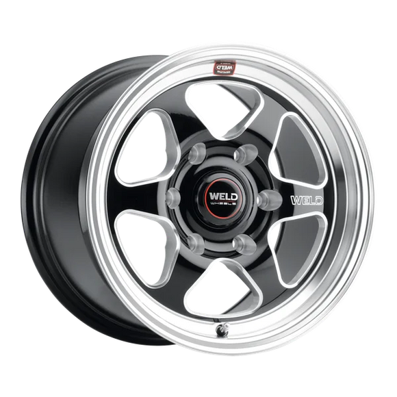 Weld S156 17x10 Ventura 6 Drag 6x139.7 ET25 BS6.50 Gloss BLK MIL DIA 106.1