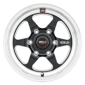 Weld S156 17x10 Ventura 6 Drag 6x139.7 ET25 BS6.50 Gloss BLK MIL DIA 106.1 - 0