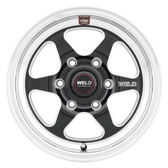 Weld S156 17x10 Ventura 6 Drag 6x139.7 ET25 BS6.50 Gloss BLK MIL DIA 106.1