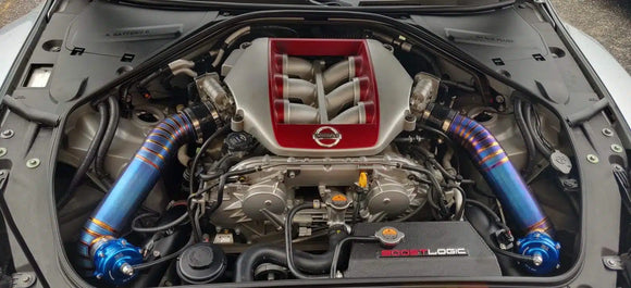 Boost Logic Titanium Upper Intercooler Pipes Nissan R35 GTR 09+
