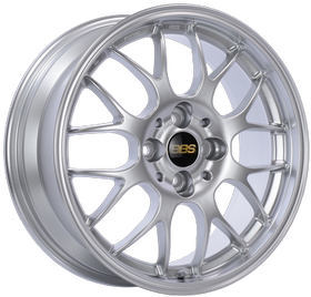 BBS RG-R 18x8.5 5x120 ET22 Diamond Silver Wheel -82mm PFS/Clip Required