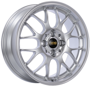 BBS RG-R 19x10 5x120 ET25 PFS Diamond Silver Wheel -82mm PFS/Clip Req