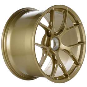 BBS FI-R 21x12.5 ET40 Centerlock Gold Wheel (Porsche GT2RS/GT3RS Rear)