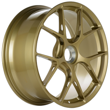 BBS FI-R 20x9.5 ET50 Centerlock Gold Wheel (Porsche GT2RS/GT3RD Front)