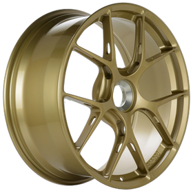 BBS FI-R 20x9.5 ET50 Centerlock Gold Wheel (Porsche GT2RS/GT3RD Front)