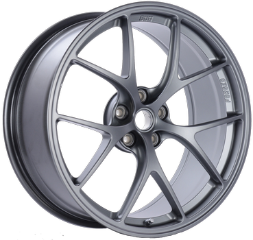 BBS FI 20x8.75 5x114.3 ET44 CB67 Titanium Wheel -82mm PFS/Clip Req