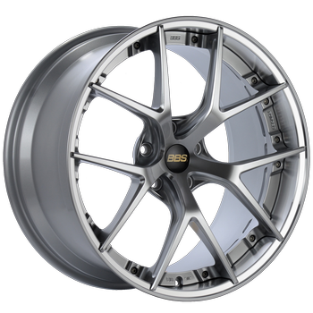 BBS RI-S 20x9 5x120 ET25 Diamond Silver Center / Diamond Cut Lip Wheel -82mm PFS/Clip Required