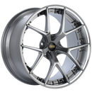 BBS RI-S 20x9 5x120 ET25 Diamond Silver Center / Diamond Cut Lip Wheel -82mm PFS/Clip Required-1