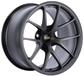 BBS RI-A 18x10.5 5x114.3 ET18 Matte Graphite Wheel -82mm PFS/Clip Required